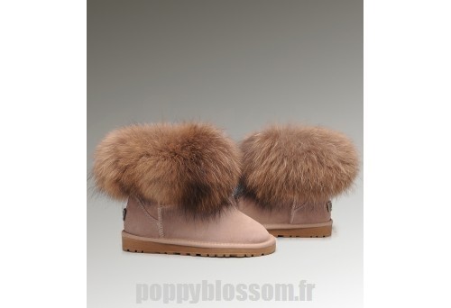 Limite pic Ugg-193 Mini Fox Fur Boots de sable?